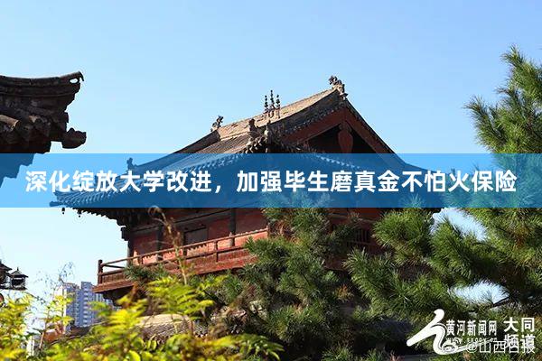 深化绽放大学改进，加强毕生磨真金不怕火保险